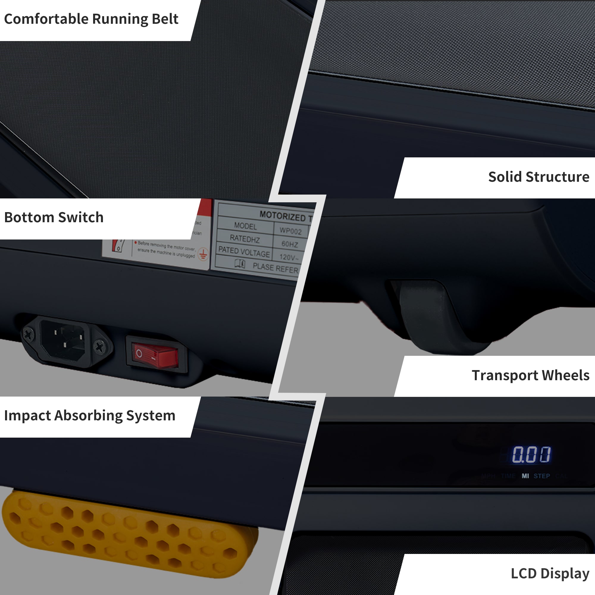 High Efficiency Brushless Motor Treadmill With Led Display Home_voghion.com